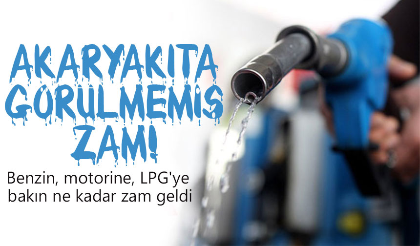 Benzin, Motorin Ve Lpg'ye Ne Kadar Zam Geldi? - Taka Gazete - Trabzon ...