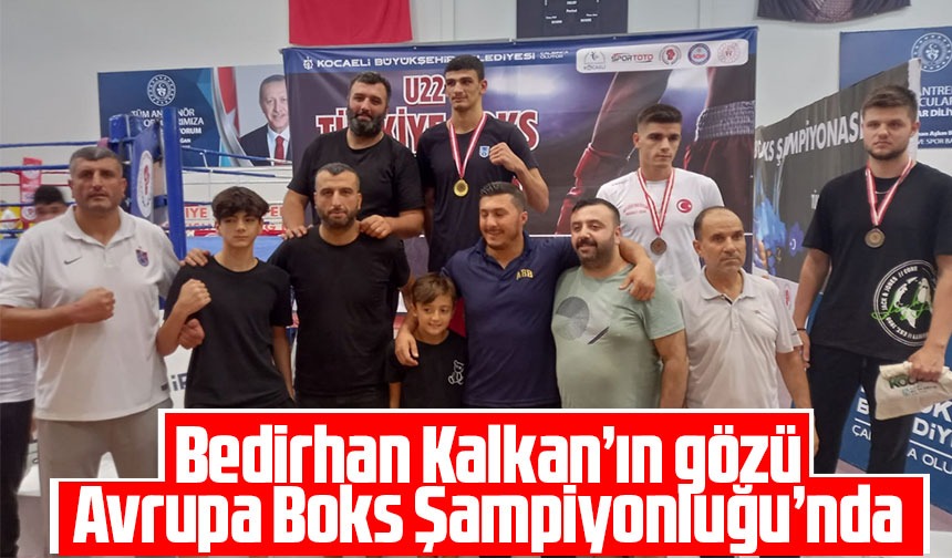 Bedirhan Kalkan altın madalyasıyla