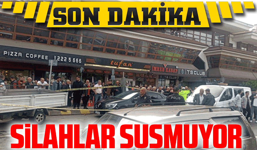 Trabzon’da silahlar susmuyor