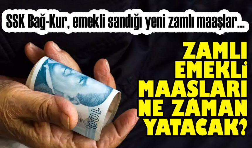 Zamlı Emekli Maaşları Ne Zaman Yatacak? - Taka Gazete - Trabzon Haber ...