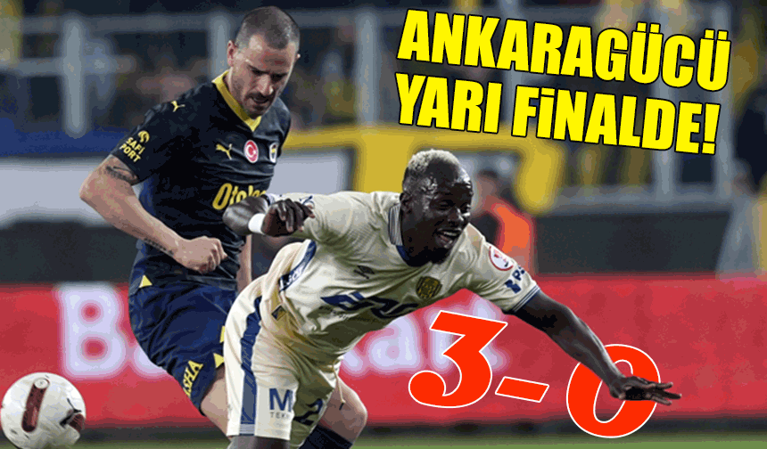 Fenerbahçe, Ziraat Türkiye Kupası'nda Ankaragücü'ne 3-0 Mağlup Olarak Elendi