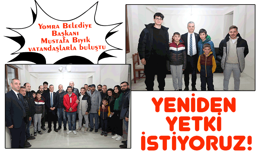 Yomra Belediye Başkanı Mustafa Bıyık Vatandaşlarla Buluştu