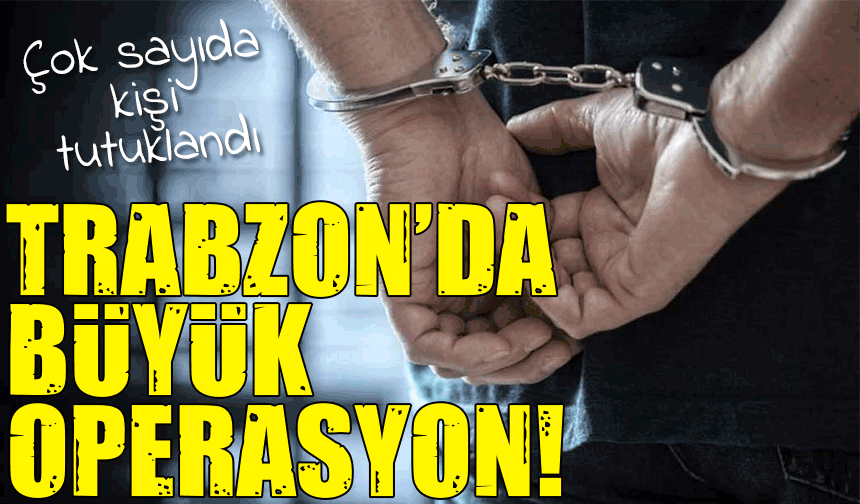 Trabzon Merkezli 9 İlde Change Oto Operasyonu 7 Kişi Tutuklandı