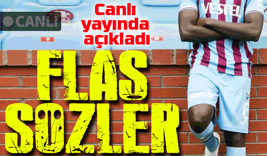 Trabzonspor'un Yıldızı Canlı Yayında Açıklama Yapıyor: Hedeflerini Tek Tek Açıklıyor!