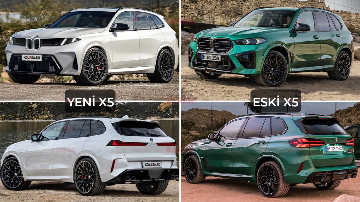 Yeni Ve Eski Bmw X5 Boyle Gorunecek