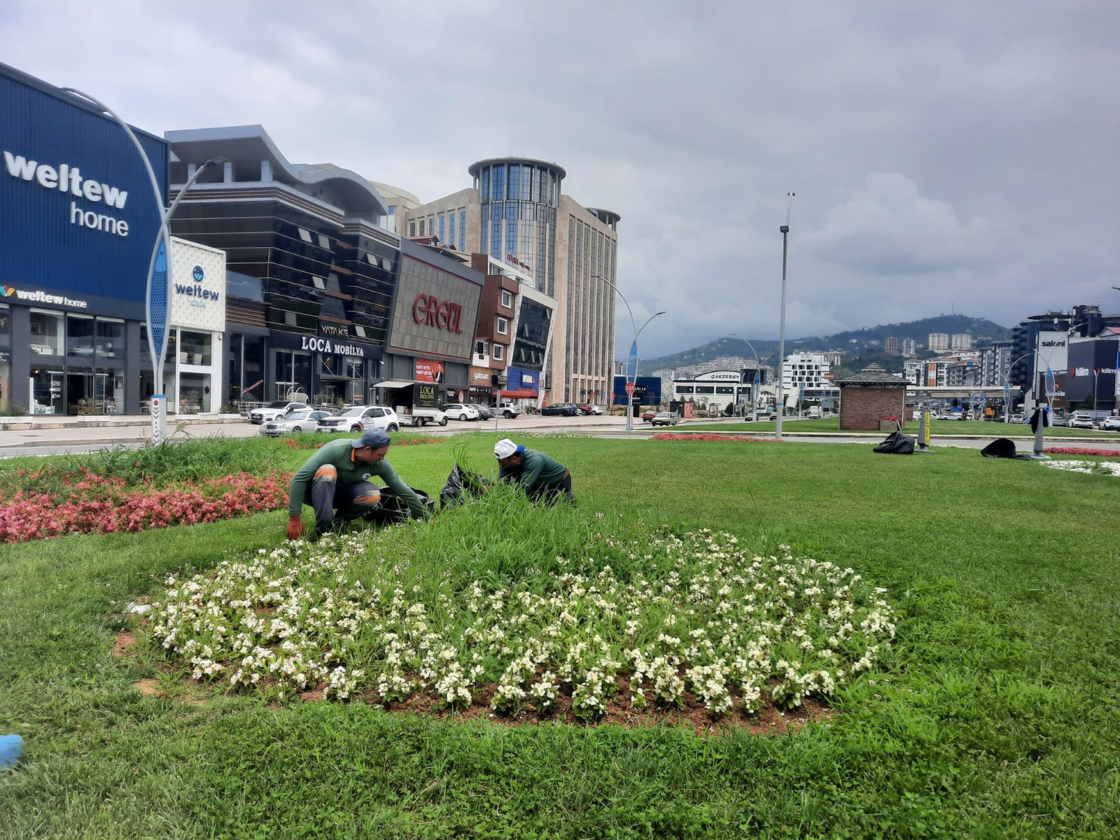 Trabzon Büyükşehir’den Park ve Yeşil Alanlara Estetik Dokunuş