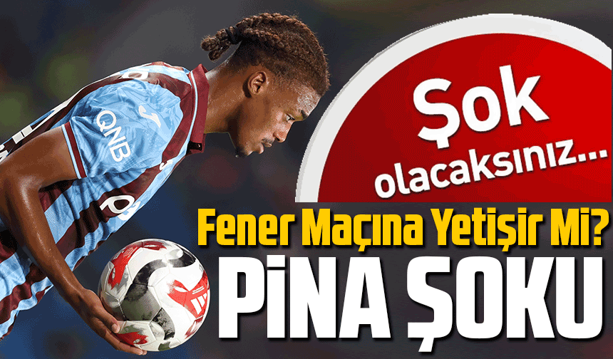 Trabzonspor’da Pina Şoku! Arka Adalesinde Yırtık Tespit Edildi