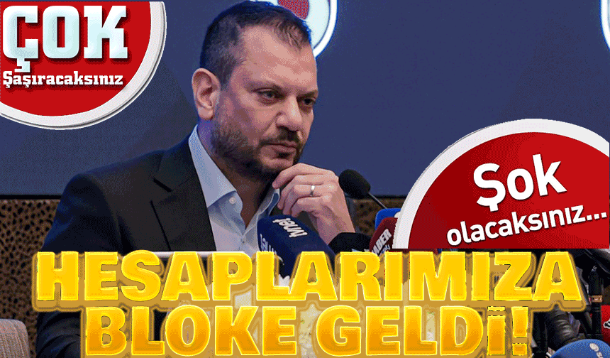 Trabzonspor Başkanı Ertuğrul Doğan, Şok İtiraf: Hesaplarımıza Bloke Geldi