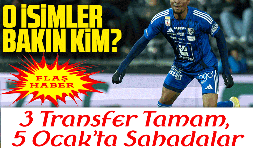 Trabzonspor Elini Çabuk Tuttu! 3 Transfer Tamam, 5 Ocak’ta Sahadalar