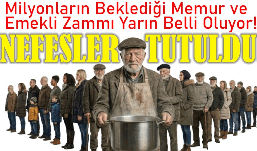 Milyonların Beklediği Memur ve Emekli Zammı Yarın Belli Oluyor! NEFESLER TUTULDU...