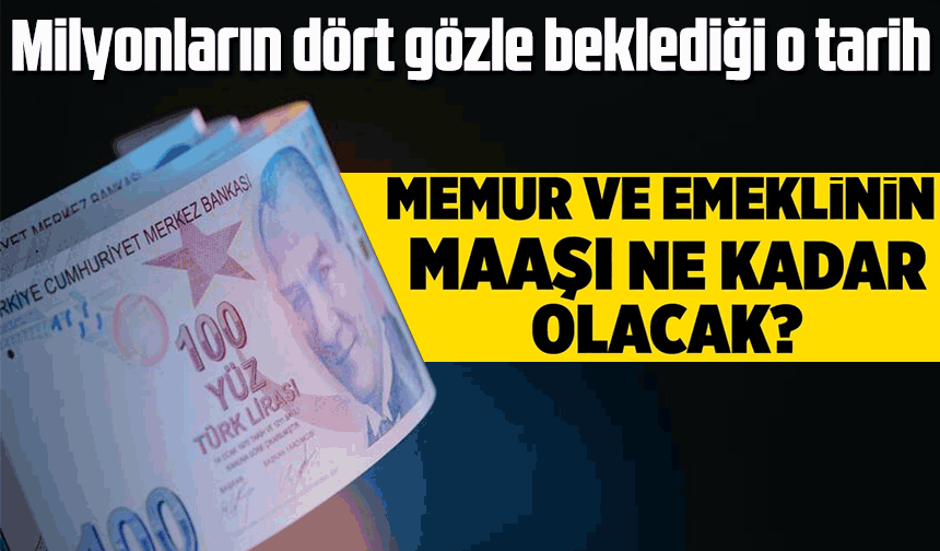 Milyonlarca memur ve emeklinin gözü kulağı, 5 Ocak'ta açıklanacak olan Aralık ayı enflasyon verilerinde