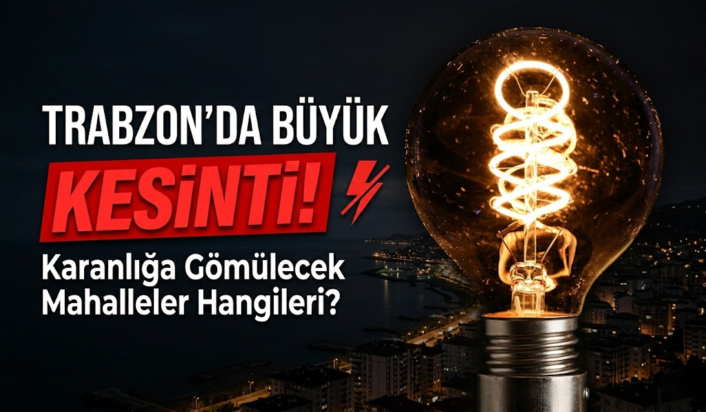 Bugünkü Trabzon Elektrik Kesintisi Listesini Görmeden Yola Çıkmayın