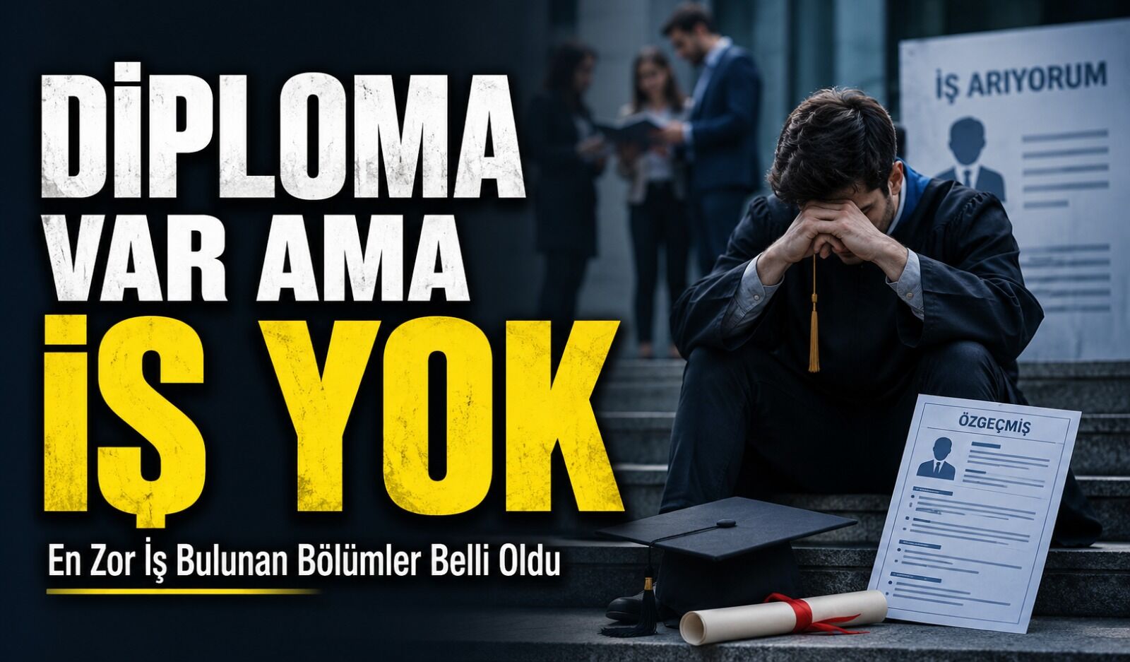 Diploma Var Ama İş Yok: En Zor İş Bulunan Bölümler Belli Oldu