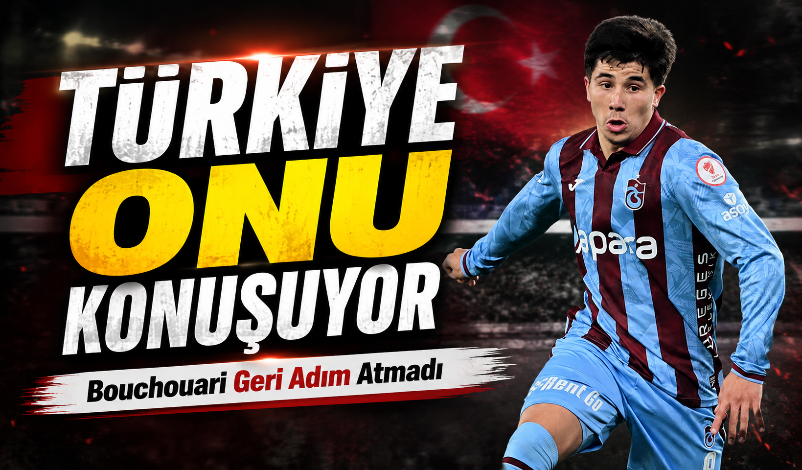 Trabzonspor’da Benjamin Bouchouari’nin Bardhi’ye yaptığı hareket olay oldu