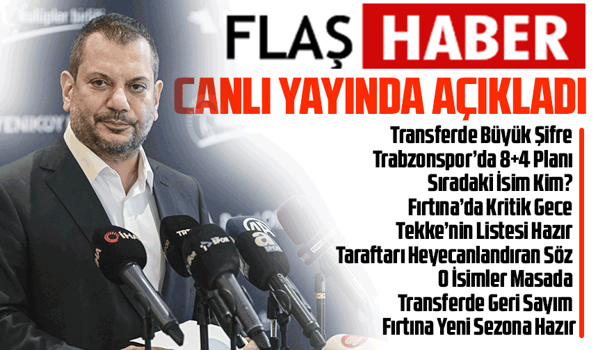 Trabzonspor Transferinde Ertuğrul Doğan Perdeyi Araladı: Sıradaki Hamleler Merak Konusu