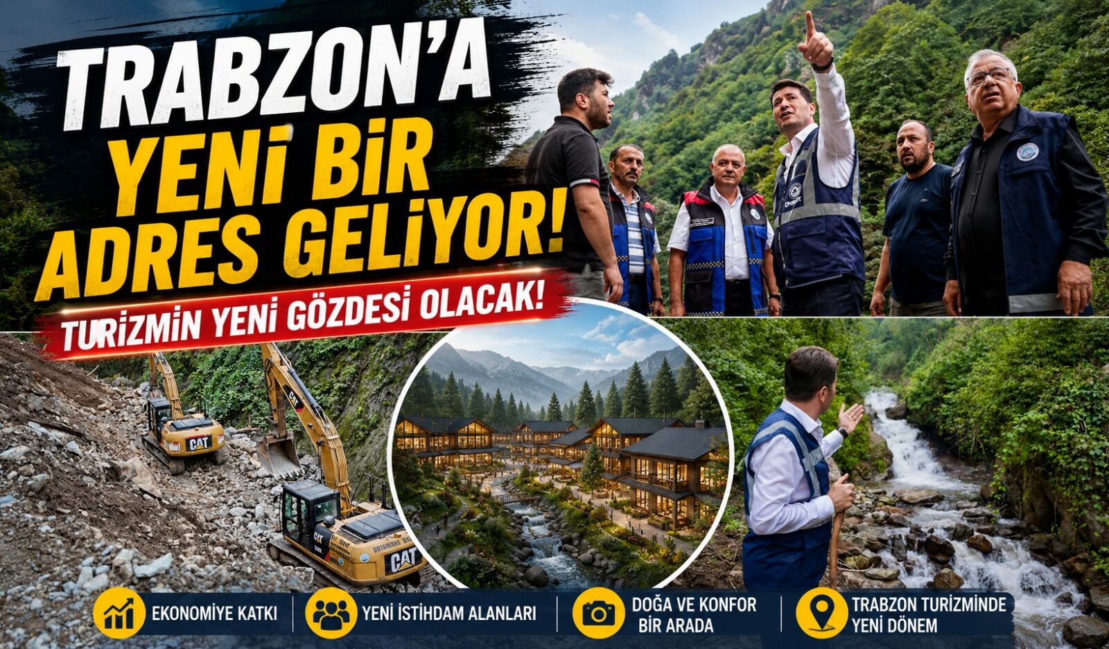 Trabzon’da Yeni Turizm Rotası Geliyor: Çağlayan Şelalesi’nde Kritik Aşama