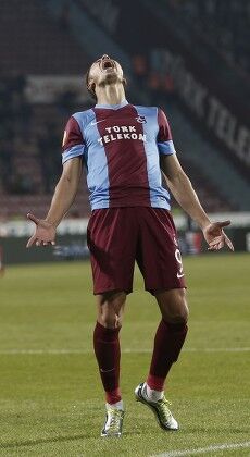 Trabzonspor's Emre Gural Reacts During Uefa Europa 440Nw 7974777S