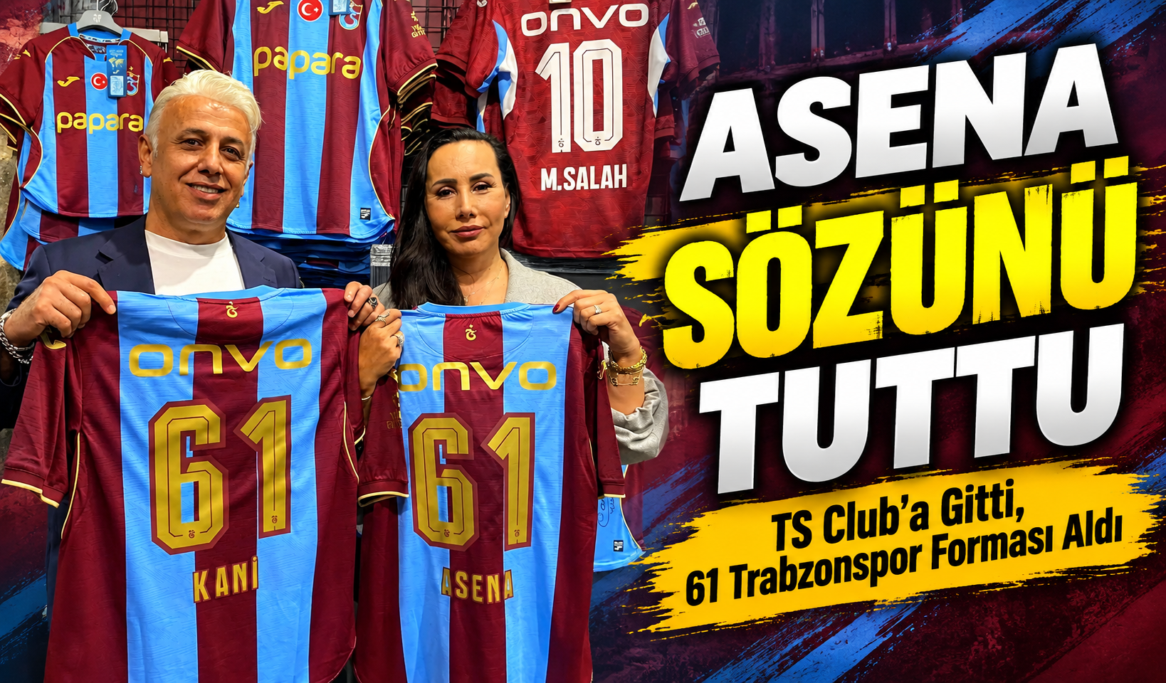 Asena Sözünü Tuttu: TS Club’a Gitti, 61 Trabzonspor Forması Aldı
