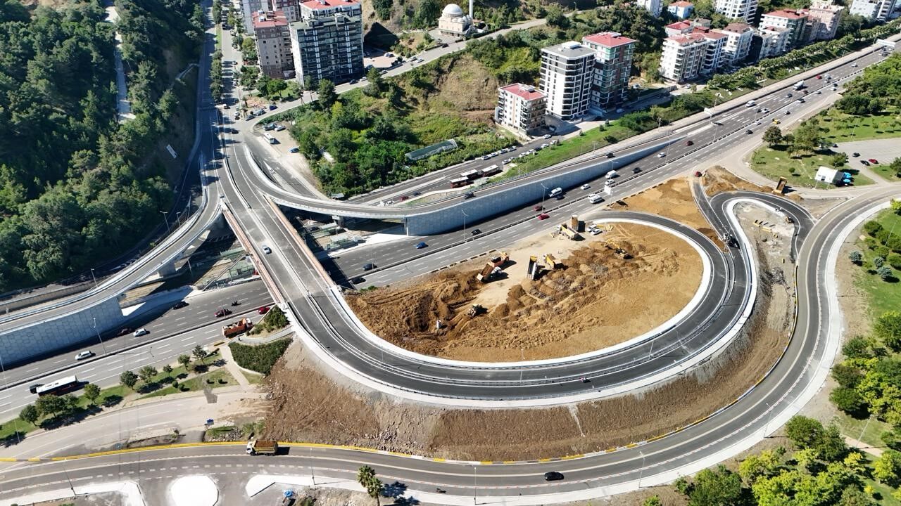 Samsun’da Kenan Şara Kavşağı düzenlemesi trafiği rahatlattı