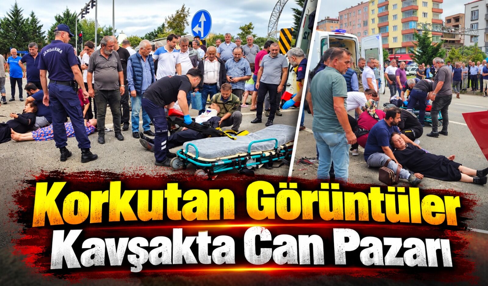 Eynesil’de Kavşakta İki Otomobil Çarpıştı: 4 Kişi Yaralandı