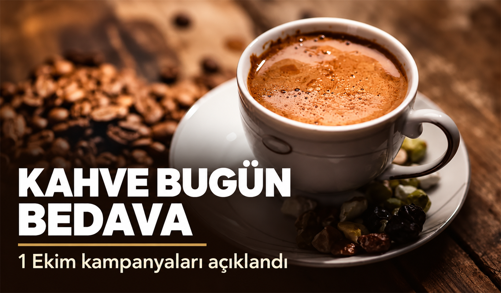 1 Ekim 2026'da Bedava Kahve Veren Markalar ve Kampanyalar