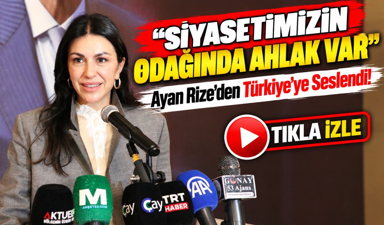 AK Parti Başkan Yardımcısı Nilhan Ayan'dan Rize'de Dikkat Çeken Mesaj!; “Siyasetimizin Odağında Ahlak Var”