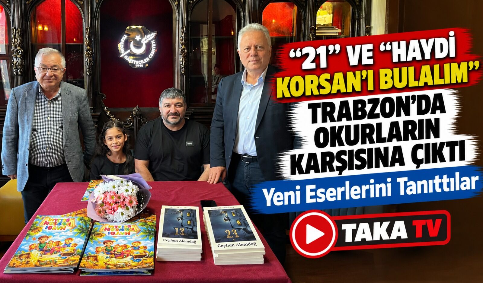 Ceyhun Alemdağ ve Nil Eylül Mazlum Yeni Kitaplarını Trabzon’da Tanıttı