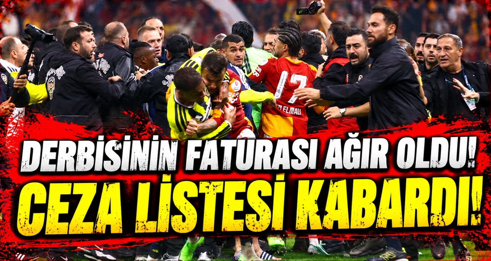 PFDK'dan Süper Lig'e Ceza Yağmuru! Galatasaray, Fenerbahçe ve Trabzonspor'a Ağır Fatura