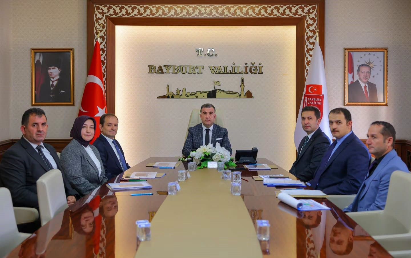 Bayburt'ta sosyal yardımlaşma faaliyetleri değerlendirildi