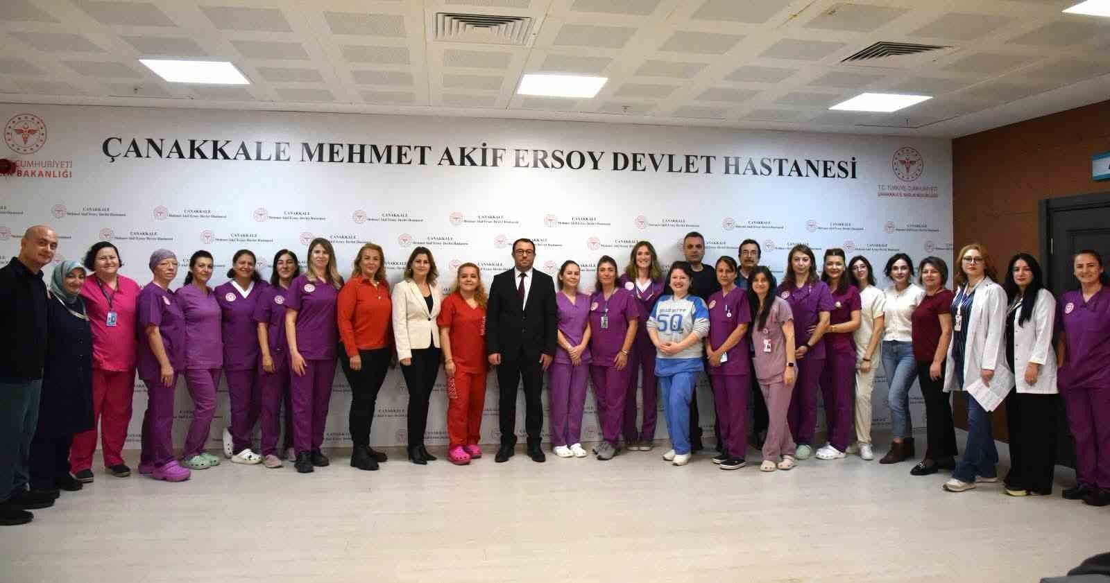 Çanakkale'de sezeryan oranları düşük olan Devlet Hastanesi'ne teşekkür