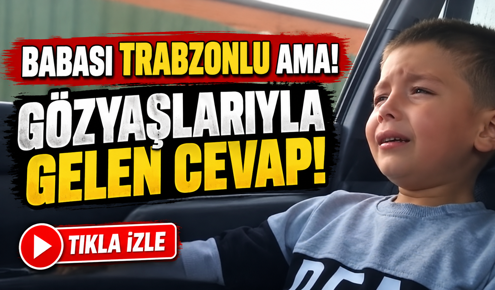Samsunspor'un Yenilgisine Ağlayan Minik Taraftar Babasına Bakın Ne Dedi!