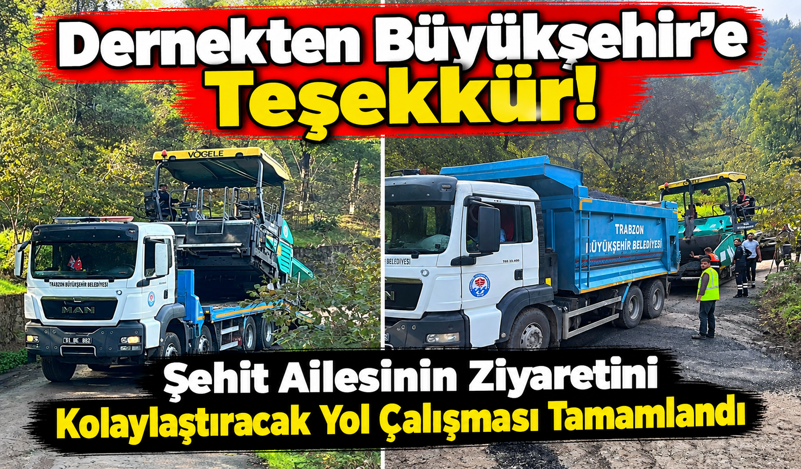 Şehit Mustafa Ali Yazıcıoğlu’nun Kabir Yolu Asfaltlandı