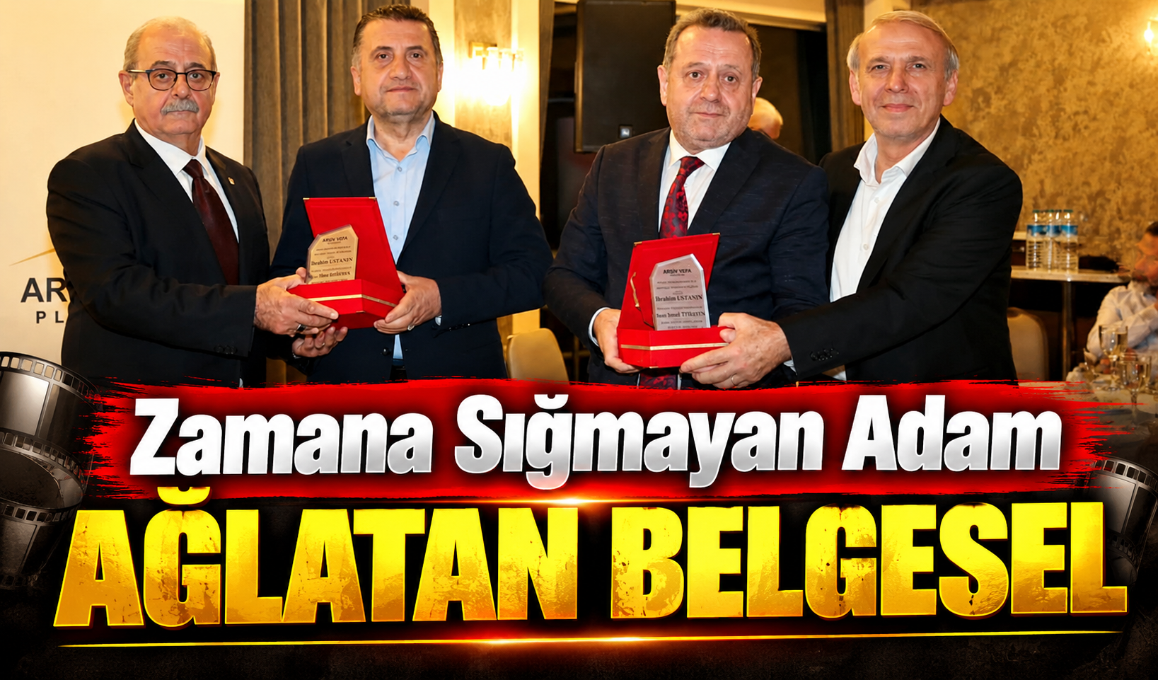 Trabzon'da İbrahim Usta'ya Vefa Gecesi: Gösterilen Belgesel Herkesi Ağlattı!